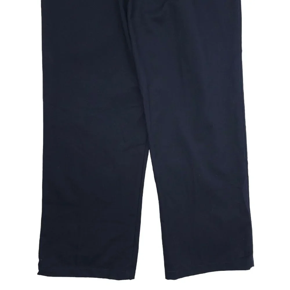 Izod Navy Blue Chino Pants Boys Size 20 Regular Cotton Pleated Front NEW